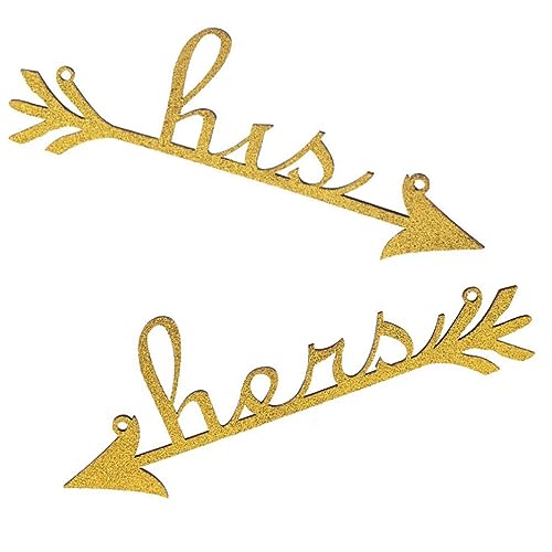 FOMIYES His Hers Hochzeitsstuhl Schild Rustikales Für Naturinspirierte Events FOMIYES His Hers Hochzeitsstuhl Schild Rustikales Für Naturinspirierte Events von FOMIYES