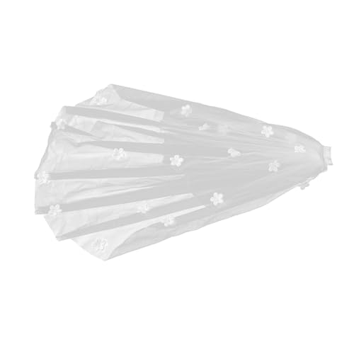 FOMIYES Hochzeitskopfschmuck mit Blumen Eleganter Einlagiger Knielanger Schleier für Braut und Brautjungfern für Romantische Zeremonien FOMIYES Hochzeitskopfschmuck mit Blumen Eleganter Einlagiger Knielanger Schleier für Braut und Brautjungfern für Romantische Zeremonien von FOMIYES