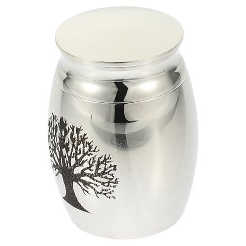 FOMIYES Kleine Tierurne Cremation Urn mit Sicherem Schraubdeckel für Hundeasche und Haustier Aschelagerung Kompakte Aschebox mit Breiter Öffnung und Natürlichem Design Tragbar und Leicht FOMIYES Kleine Tierurne Cremation Urn mit Sicherem Schraubdeckel für Hundeasche und Haustier Aschelagerung Kompakte Aschebox mit Breiter Öffnung und Natürlichem Design Tragbar und Leicht von FOMIYES