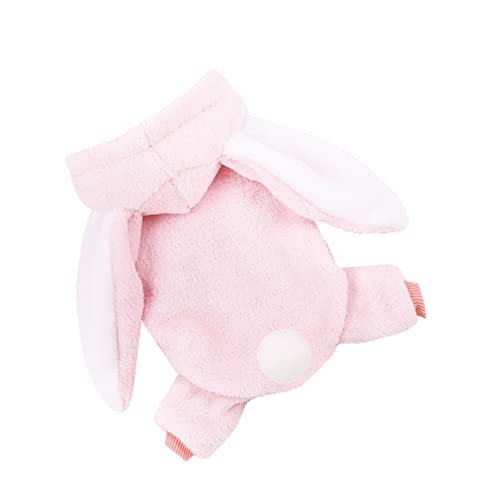 FOMIYES Lustige Hundekostüme Osterhasen-Outfit Für Hunde Welpenkleidung Hundehasen-Outfit Hundehäschenkostüm Rosa Hasenhund Kostüm Hund Halloween-kostüme Jacke Mit Hut Mit Kapuze von FOMIYES