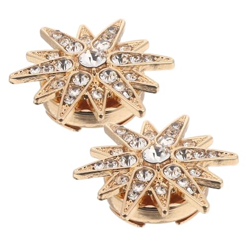 FOMIYES Metallene Hexagramm Strass Knopfclips Funkelnde Drehbare Hemdkragen-dekoration für Damenblusen und Herrenanzüge Vielseitige Diy-broschen-accessoires Langlebige Schmuckverzierung FOMIYES Metallene Hexagramm Strass Knopfclips Funkelnde Drehbare Hemdkragen-dekoration für Damenblusen und Herrenanzüge Vielseitige Diy-broschen-accessoires Langlebige Schmuckverzierung von FOMIYES