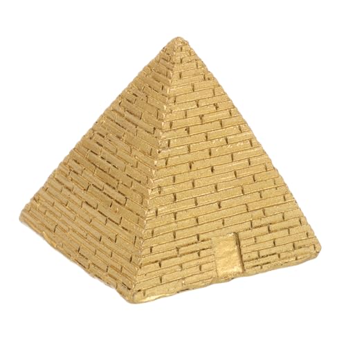 FOMIYES Pyramidenskulptur Aus Harz Ägyptisches Dekor Antik Für Landschaft Garten Figur Skulptur Einzigartig Thema Schreibtisch Büro Layout Souvenir Pyramide Miniatur Dekor Schmuck Bücherre von FOMIYES
