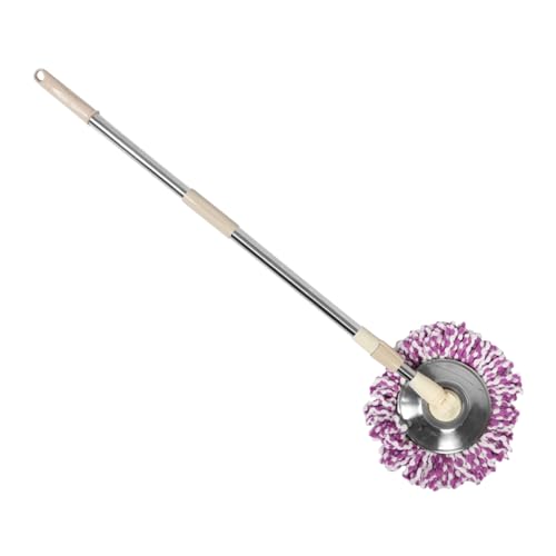 FOMIYES Robuster Explosionsgeschützter Drehmopp stiel aus Edelstahl mit Abnehmbarem Moppkopf Khakifarbener Griff Verstärkt und Langlebig für Böden Wie Fliesen und Parkett Geeignet von FOMIYES