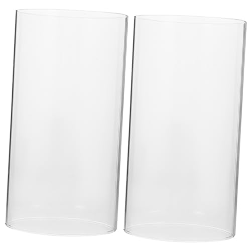 FOMIYES 2stücke Transparente Glasdom Kerzenhalter Dekorative Cloche Für Tischdekoration Romantische Langlebig Und Vielseitig Einsetzbar Für Hochzeiten Partys Und Festliche Anlässe von FOMIYES