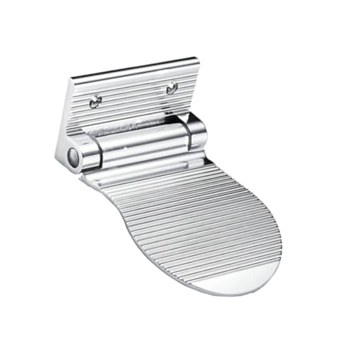 FOMIYES rutschfeste Fußstütze aus Hochwertigem Aluminium für Badezimmer Dusche Stabiler Tritthocker mit Rostfreiem Ergonomischem Design als Balancehilfe zum Rasieren und Schuhe Anziehen von FOMIYES
