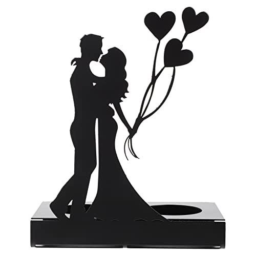 Kerzenlicht Kerzenständer Aus Metall Küssendes Paar Figur Statue Schwarzer Stumpenkerzenhalter Kerzenaufsätze Für Tische Teelichthalter Tischkerzenhalter Tasse Eisen Leuchter Braut Kerzenlicht Kerzenständer Aus Metall Küssendes Paar Figur Statue Schwarzer Stumpenkerzenhalter Kerzenaufsätze Für Tische Teelichthalter Tischkerzenhalter Tasse Eisen Leuchter Braut von FOMIYES