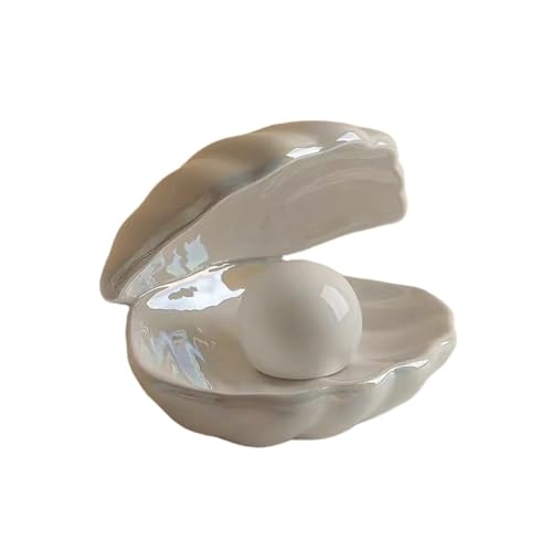 FOMWWVYS Wohndeko Muschelperlen-Ornament, Schmuck-Aufbewahrungsbox for Schlafzimmer und Arbeitszimmer von FOMWWVYS