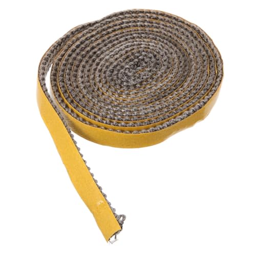 FONDOTIN 1rolle Ofendichtung Selbstklebend Hitzebeständige Dichtschnur Für Holzöfen Kaminöfen Und Grills Einfache Installation Effizienter Rauchschutz Multi-funktionalität von FONDOTIN