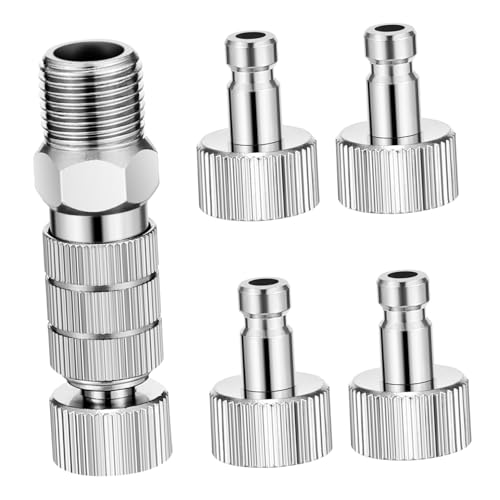 FONDOTIN 1 Satz Airbrush Schnellkupplungsadapter Set Männliche Weibliche Anschlüsse für Kompressoren Leicht Einsetzbar für Gängigen Airbrush Robuste und Langlebige Konstruktion FONDOTIN 1 Satz Airbrush Schnellkupplungsadapter Set Männliche Weibliche Anschlüsse für Kompressoren Leicht Einsetzbar für Gängigen Airbrush Robuste und Langlebige Konstruktion von FONDOTIN