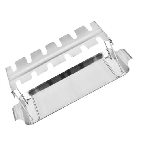 FONDOTIN Hähnchenschenkelhalter Faltbar Grill Zubehör für Bbq Grillrost mit Tablett Grillständer für Hähnchen und Gemüse Tragbares Grillzubehör für Outdoor Kochen FONDOTIN Hähnchenschenkelhalter Faltbar Grill Zubehör für Bbq Grillrost mit Tablett Grillständer für Hähnchen und Gemüse Tragbares Grillzubehör für Outdoor Kochen von FONDOTIN