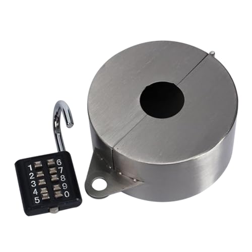 FONDOTIN 1 Satz Faucet Protection Cover mit Schloss für Außenwasserhähne Frostsicherer Wasserhahn Schutz mit Schlüssel für Wandmontage Diebstahlschutz und Umweltschutz von FONDOTIN