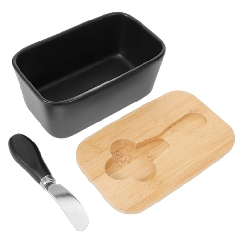 FONDOTIN 1 Satz Keramische Butterdose mit Deckel und Vielseitige Aufbewahrung für Butter Käse und Snacks der Küche FONDOTIN 1 Satz Keramische Butterdose mit Deckel und Vielseitige Aufbewahrung für Butter Käse und Snacks der Küche von FONDOTIN
