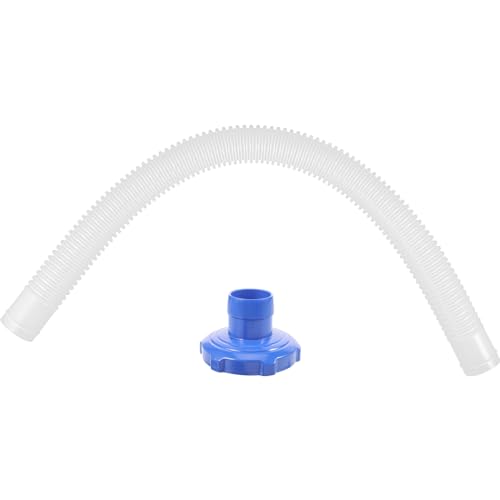 FONDOTIN 1 Satz Poolschlauch Ersatzschlauch für Schwimmbadpumpen Langlebig und Flexibel für von Pools Adapter und Weißem Schlauch von FONDOTIN