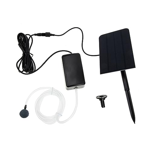 FONDOTIN 1 Satz Solar Sauerstoffpumpe Teich Beat Maschine Outdoor Solarpumpe Sauerstoffpumpe Belüfter Tragbar Kleines Aquarium Fischfunktion Solarbetriebene von FONDOTIN