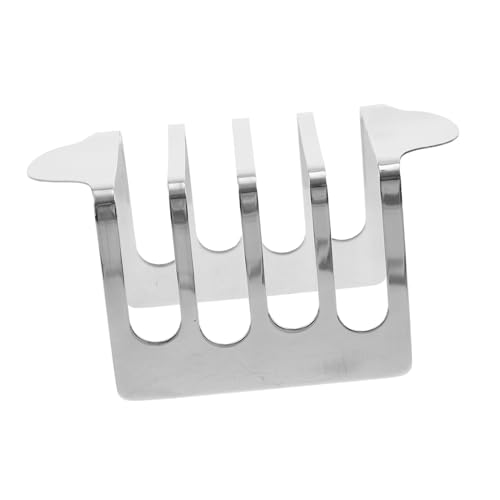 FONDOTIN 1 Stück Brotständer für Geschnittenen Toast Vielseitiger Servierständer für Bäckerei Zuhause Hochzeiten und Feste Pflegeleichtes Design Glänzende Oberfläche Scheiben Halter von FONDOTIN