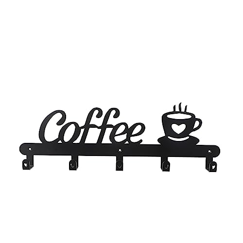 FONDOTIN 1 Stück Metall Mug Hook Aufbewahrung Hängeregal für Dekoratives Kaffeetassen Arrangement Robuster Tassenhalter mit Mehreren Haken zum Aufhängen und Präsentieren von Kaffeetassen FONDOTIN 1 Stück Metall Mug Hook Aufbewahrung Hängeregal für Dekoratives Kaffeetassen Arrangement Robuster Tassenhalter mit Mehreren Haken zum Aufhängen und Präsentieren von Kaffeetassen von FONDOTIN