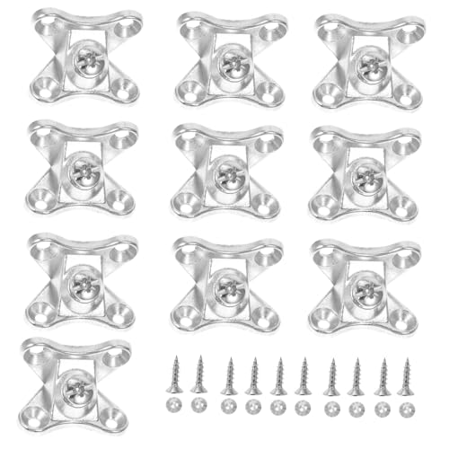FONDOTIN 10 Sätze Förmige Eckwinkel Schrankverbinder aus Abnehmbare Schmetterlingsform Möbelverbinder mit Schrauben Rechtwinklige Halterung für Holzregale Tische Betten und Schränke FONDOTIN 10 Sätze Förmige Eckwinkel Schrankverbinder aus Abnehmbare Schmetterlingsform Möbelverbinder mit Schrauben Rechtwinklige Halterung für Holzregale Tische Betten und Schränke von FONDOTIN