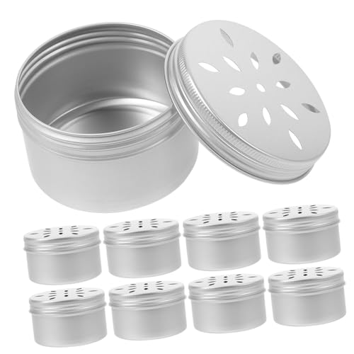FONDOTIN 10 Stück Teiliges Aluminium Hundegeruch Trainingsset mit Belüftetem Deckel und Hohlem Design Geruchs Leckerlidosen für Nasenarbeit und Suchtraining bei Hunden FONDOTIN 10 Stück Teiliges Aluminium Hundegeruch Trainingsset mit Belüftetem Deckel und Hohlem Design Geruchs Leckerlidosen für Nasenarbeit und Suchtraining bei Hunden von FONDOTIN