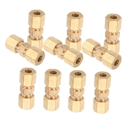 FONDOTIN 10 Stück Teiliges Messer Bremsleitungs Klemmverbinder Präzise Od Rohranschluss Sicherer Kompressionsanschluss für Bremsleitung Reparatur Langlebige Adapter von FONDOTIN