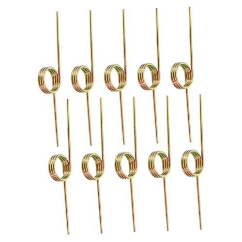 FONDOTIN 10 Stück Teiliges Metall Torsionsfedern für Mülltonnendeckel Ersatzfeder mit Hoher Elastizität und Stabilität Kompatibel für Klappdeckel Mülleimer Reparatur von FONDOTIN