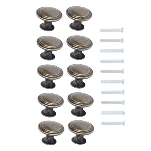 FONDOTIN 10 Stück Teiliges Retro Schrankgriff Möbelgriff aus Antikem Langlebiger Ziehgriff für Schranktüren und Küchenschränke mit Befestigungsschrauben FONDOTIN 10 Stück Teiliges Retro Schrankgriff Möbelgriff aus Antikem Langlebiger Ziehgriff für Schranktüren und Küchenschränke mit Befestigungsschrauben von FONDOTIN
