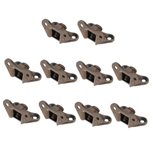 FONDOTIN 10 Stück Teiliges Robuste Eckwinkel aus Verzinkter Legierung Korrosionsbeständige Möbelwinkel für Schränke Ablagen Tische Vielseitige Schwerlast verbindungswinkel in Bronzeoptik FONDOTIN 10 Stück Teiliges Robuste Eckwinkel aus Verzinkter Legierung Korrosionsbeständige Möbelwinkel für Schränke Ablagen Tische Vielseitige Schwerlast verbindungswinkel in Bronzeoptik von FONDOTIN