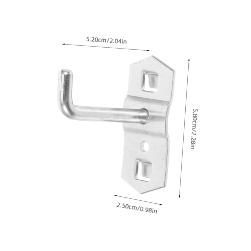 FONDOTIN 10 Stück Teiliges Schwerlast Pegboard Haken Set Dicke Metallhaken Robuste Werkzeughalter für Lochwand Einfache Installation für Garage Werkstatt und Wandorganisation FONDOTIN 10 Stück Teiliges Schwerlast Pegboard Haken Set Dicke Metallhaken Robuste Werkzeughalter für Lochwand Einfache Installation für Garage Werkstatt und Wandorganisation von FONDOTIN