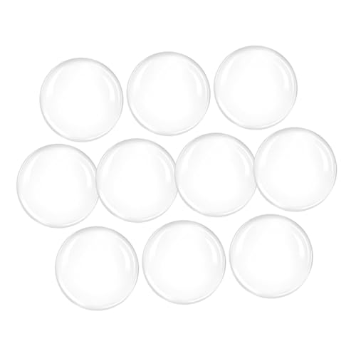 FONDOTIN 10 Stück Teiliges Transparente Runde Türgriffpuffer aus Silikon Geräuschdämpfende Wand Türstopper Schutz für Wände und Türgriffe für Zuhause Bad Küche Geeignet von FONDOTIN