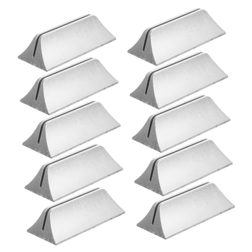 FONDOTIN 10 Stück Teiliges Verstellbare Kunststoff Schreibtischklemmen für Möbeltrennwände Bewegliche Tischplattenhalterung Langlebige Büro Desktop Sichtschutz Clips Geeignet für von FONDOTIN
