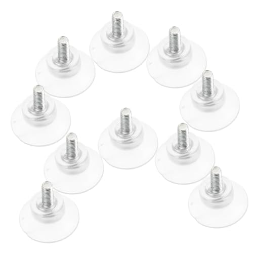 FONDOTIN 10 Stück Transparente Saugnäpfe mit Schraube für Glastischplatte rutschfeste Antirutsch Pads Schutzpuffer für Couchtisch und Outdoor Tisch Langlebige Glas abstandshalter Einfach FONDOTIN 10 Stück Transparente Saugnäpfe mit Schraube für Glastischplatte rutschfeste Antirutsch Pads Schutzpuffer für Couchtisch und Outdoor Tisch Langlebige Glas abstandshalter Einfach von FONDOTIN