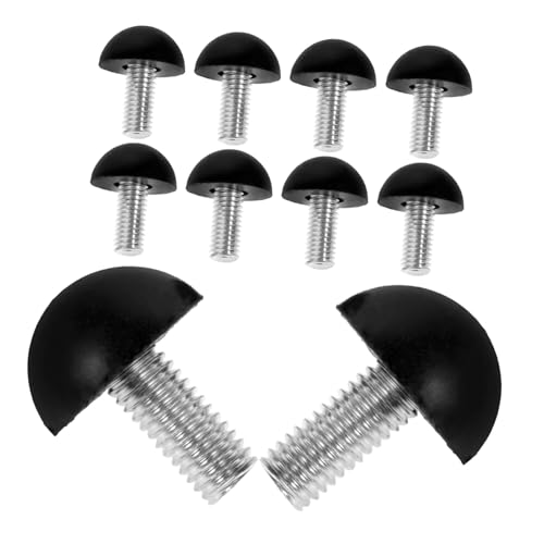 FONDOTIN 10 Stück Verstellbare Möbelfüße Rutschfestem Gummipuffer Höhenverstellbare Schraubfüße für Tisch Stuhl Schrank Stabile Möbelbeine für Arbeitsplatten und Aufbewahrungen von FONDOTIN