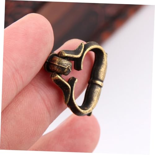 FONDOTIN 10 Stück Vintage Mini Schrankgriffe aus Miniatur Schraubknöpfe für Kleiderschränke und Möbel Dekorative Retro Griffe für DIY Möbelreparatur und Schrankersatz von FONDOTIN