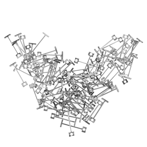 FONDOTIN 100 Stück Fliesen nivelliersystem Metallstifte Robuste Fliesen nivelliernadeln aus Metall für Wand Bodenfliesen Praktische Verlegehilfe für Keramik Steinplatten Einfaches von FONDOTIN