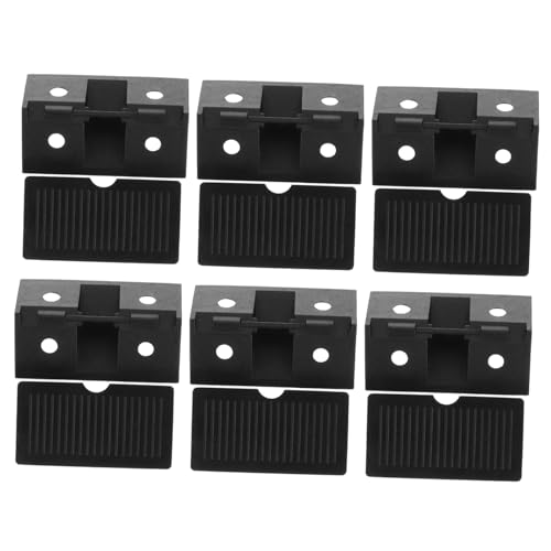 FONDOTIN 100 Stück Teiliges Möbel Eckwinkel mit Abdeckung Kunststoff Winkelverbinder für Schränke und Regalsysteme Stabile Langlebige Rechteckige Eckverbindung für Schrankrahmen Einfache von FONDOTIN