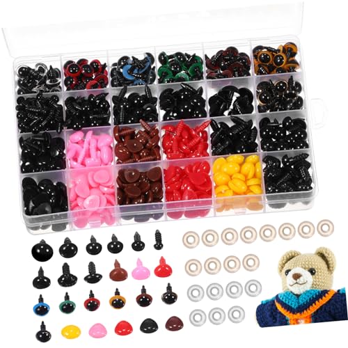 FONDOTIN 1028 STK Häkelaugen Teiliges Sicherheitsaugen für Plüschtiere und DIY Projekte Langlebig Praktischer Aufbewahrungsbox von FONDOTIN