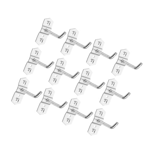FONDOTIN 12 Stck Teiliges Metall pegboard haken Langlebige Werkzeugaufhängung Einfach zu Montierende Lochwand haken für Werkstatt Garage und Heimlager Platzsparende Aufbewahrungslösung FONDOTIN 12 Stck Teiliges Metall pegboard haken Langlebige Werkzeugaufhängung Einfach zu Montierende Lochwand haken für Werkstatt Garage und Heimlager Platzsparende Aufbewahrungslösung von FONDOTIN