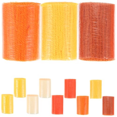 FONDOTIN 12 Stück Teiliges Acrylgarn für Teppich Stickerei Vorgefertigte Dicke Latch Hook Wolle Strapazierfähig Weich und Langlebig für DIY Teppichknüpfprojekte und von FONDOTIN