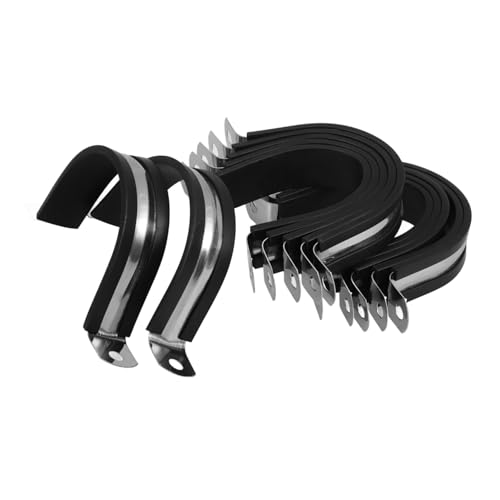 FONDOTIN 12 Stück Teiliges Edelstahl Rohrschellen mit U förmiger Klemme und Schutzpad Robuste Rohrklemmen zur Rohrbefestigung Kratzfest Vielseitig Einsetzbar für Sanitär und Heimwerker FONDOTIN 12 Stück Teiliges Edelstahl Rohrschellen mit U förmiger Klemme und Schutzpad Robuste Rohrklemmen zur Rohrbefestigung Kratzfest Vielseitig Einsetzbar für Sanitär und Heimwerker von FONDOTIN