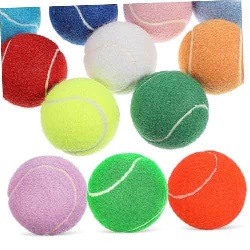 FONDOTIN 12 Stück Teiliges Hundespielzeug Bunte Kleine Tennisbälle aus Robustem Sicher und Zahnschonend für Welpen und Kleine Hunde Training mit Praktischem Netzbeutel FONDOTIN 12 Stück Teiliges Hundespielzeug Bunte Kleine Tennisbälle aus Robustem Sicher und Zahnschonend für Welpen und Kleine Hunde Training mit Praktischem Netzbeutel von FONDOTIN