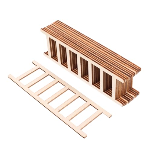 FONDOTIN 12 Stück Teiliges Mini Holzleiter Handgefertigt Langlebig Vielseitig Einsetzbar als Puppenhaus Treppen Zubehör Dekoration Displayständer für Kreative Inneneinrichtung FONDOTIN 12 Stück Teiliges Mini Holzleiter Handgefertigt Langlebig Vielseitig Einsetzbar als Puppenhaus Treppen Zubehör Dekoration Displayständer für Kreative Inneneinrichtung von FONDOTIN