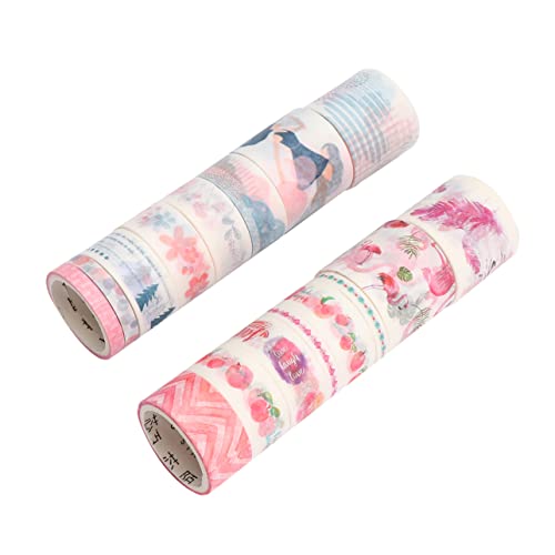FONDOTIN 16 Rollen Niedliches Washi Tape Kreative Aufkleber für Notizbücher Scrapbooking und DIY Projekte zur Dekoration von Tagebüchern und Planern FONDOTIN 16 Rollen Niedliches Washi Tape Kreative Aufkleber für Notizbücher Scrapbooking und DIY Projekte zur Dekoration von Tagebüchern und Planern von FONDOTIN