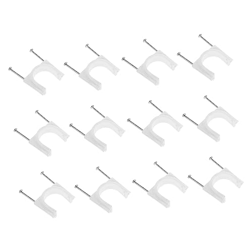 FONDOTIN 1Satz Kabelklemmen mit Nägeln Wanddraht Kabelklemmen aus Pe Stabile Kabelhalter für Ordnung im Zuhause für USB Tv Kabel Selbstklebend FONDOTIN 1Satz Kabelklemmen mit Nägeln Wanddraht Kabelklemmen aus Pe Stabile Kabelhalter für Ordnung im Zuhause für USB Tv Kabel Selbstklebend von FONDOTIN