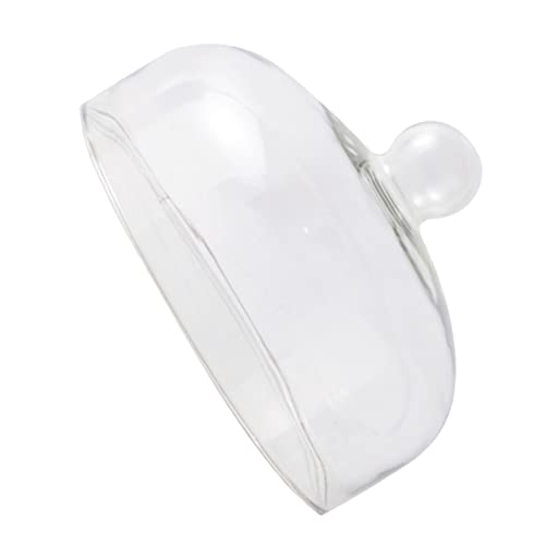 FONDOTIN 1stück Glasabdeckung Für Torten Und Desserts Robuste Glashaube Mit Praktischem Griff Transparentes Design Für Einfache Sichtbarkeit Für Küche Hochzeiten Und Feiern Leicht Zu von FONDOTIN