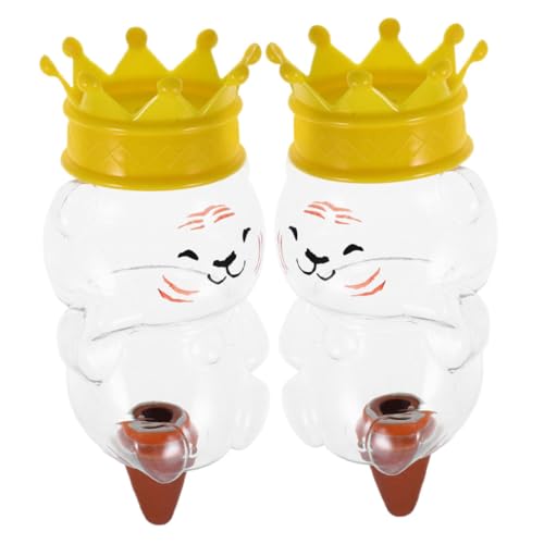 FONDOTIN 2 STÜCK Automatischer Pflanzbewässerer Tropfbewässerung für Sukkulenten Gleichmäßige Wasserverteilung Selbstbewässerndes System für Topfpflanzen für Garten Balkon Zimmerpflanzen von FONDOTIN