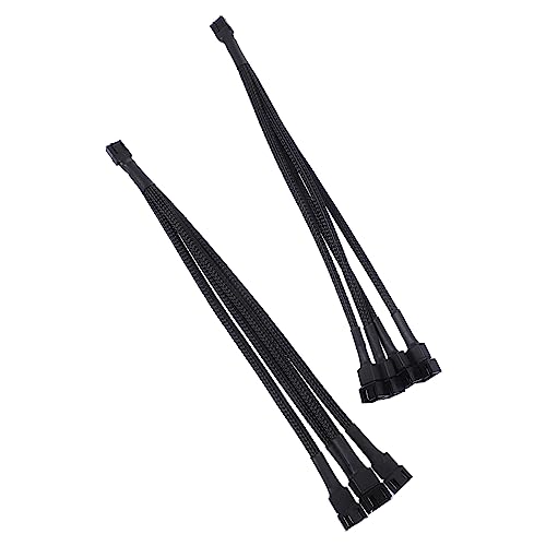 FONDOTIN 2 STÜCK Fan Splitter Kabel Verlängerung für CPU Lüfter Hochwertiger Converter für Kühlgebläse Robuste Nylonummantelung für PC und Computerzubehör FONDOTIN 2 STÜCK Fan Splitter Kabel Verlängerung für CPU Lüfter Hochwertiger Converter für Kühlgebläse Robuste Nylonummantelung für PC und Computerzubehör von FONDOTIN