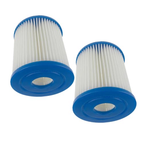 FONDOTIN 2 STÜCK Spa Filter Ersatzfilter für Aufblasbaren Pool Langlebig Einfach zu Reinigen gegen Mikropartikel Kompatibel mit Bestway I Zubehör für Sauberes Wasser von FONDOTIN
