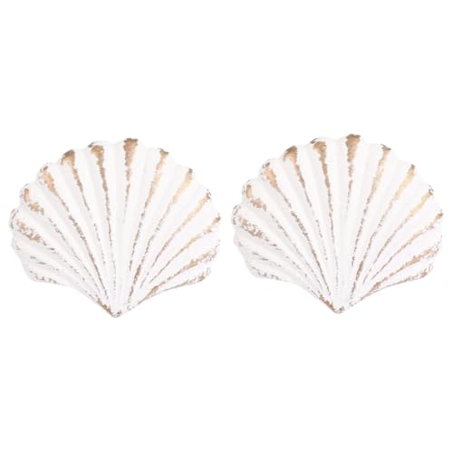FONDOTIN 2 STÜCK Vintage Muschelgriff Gusseisen Schrankgriff Einzelloch Kommode Griff Strand Thema Küstenstil Schubladenzug für Kinderzimmer und Kleiderschrank Weiß FONDOTIN 2 STÜCK Vintage Muschelgriff Gusseisen Schrankgriff Einzelloch Kommode Griff Strand Thema Küstenstil Schubladenzug für Kinderzimmer und Kleiderschrank Weiß von FONDOTIN
