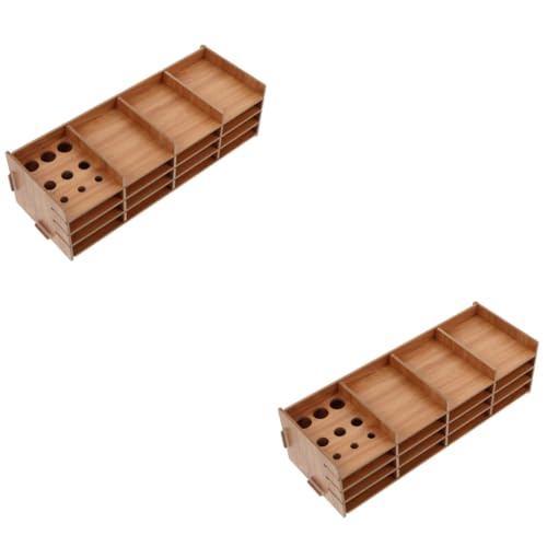 FONDOTIN 2 Sätze Multilagiger Aufbewahrungs Organizer für Diamantmalerei mit Fächern DIY Tool Set zur Übersichtlichen Lagerung von Zubehör und Werkzeugen von FONDOTIN