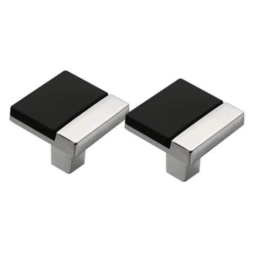 FONDOTIN 2 Stck Möbelgriffe für Schränke und Einzel loch aus Glänzendem Metall und Schwarz Robuste Türgriffe für Küchenschränke Kommoden Vielseitig Einsetzbar Elegantes Design FONDOTIN 2 Stck Möbelgriffe für Schränke und Einzel loch aus Glänzendem Metall und Schwarz Robuste Türgriffe für Küchenschränke Kommoden Vielseitig Einsetzbar Elegantes Design von FONDOTIN