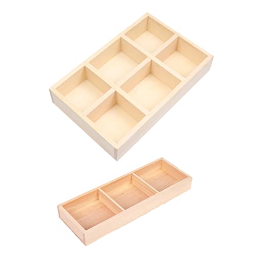 FONDOTIN 2 Stück Aufbewahrungsbox Fächern Vielseitiges Pflanzgefäß und Desktop Organizer Stabile Holzablage für Sukkulenten und Kleine Gegenstände für Büro Garten Balkon FONDOTIN 2 Stück Aufbewahrungsbox Fächern Vielseitiges Pflanzgefäß und Desktop Organizer Stabile Holzablage für Sukkulenten und Kleine Gegenstände für Büro Garten Balkon von FONDOTIN